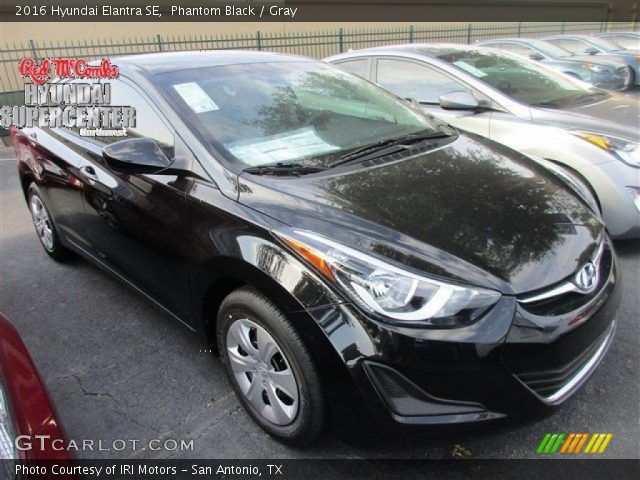 2016 Hyundai Elantra SE in Phantom Black