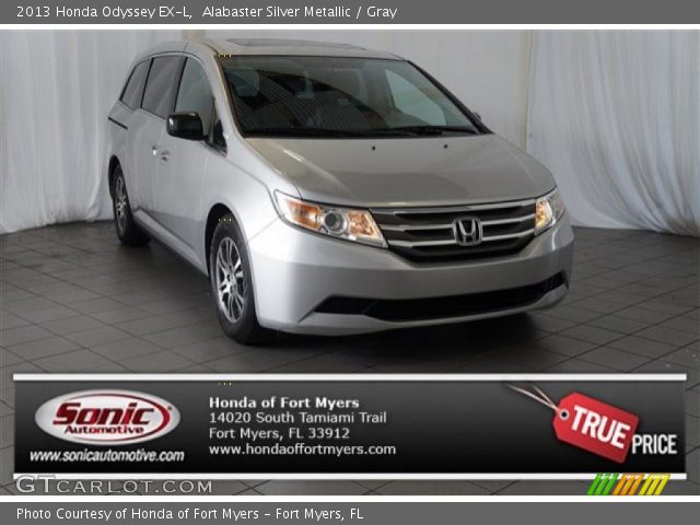 2013 Honda Odyssey EX-L in Alabaster Silver Metallic