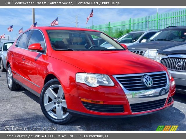 2008 Volkswagen Passat Komfort Sedan in Tornado Red