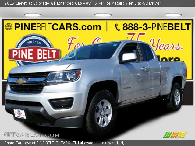 2015 Chevrolet Colorado WT Extended Cab 4WD in Silver Ice Metallic