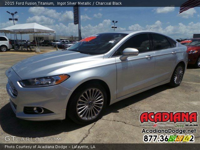 2015 Ford Fusion Titanium in Ingot Silver Metallic