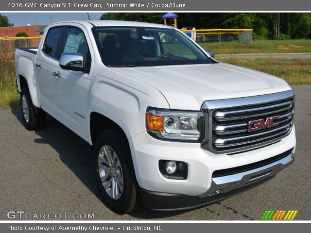 2016 GMC Canyon SLT Crew Cab in Summit White