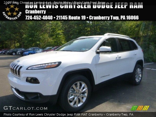 2016 Jeep Cherokee Limited 4x4 in Bright White