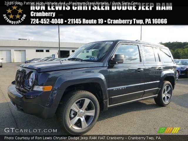 2016 Jeep Patriot High Altitude 4x4 in Maximum Steel Metallic