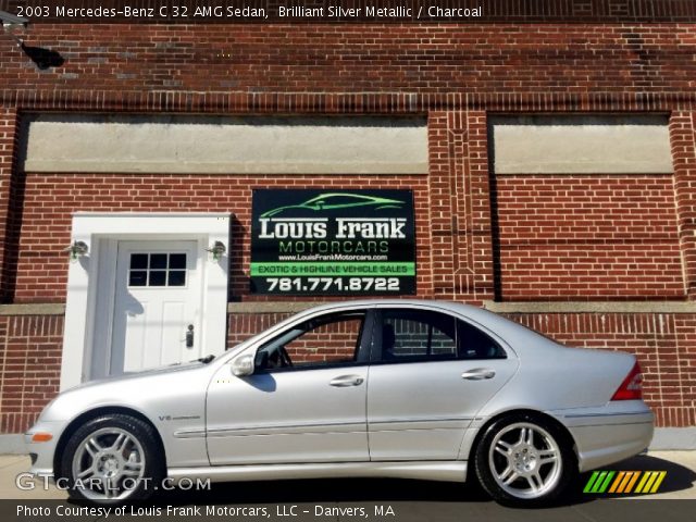2003 Mercedes-Benz C 32 AMG Sedan in Brilliant Silver Metallic