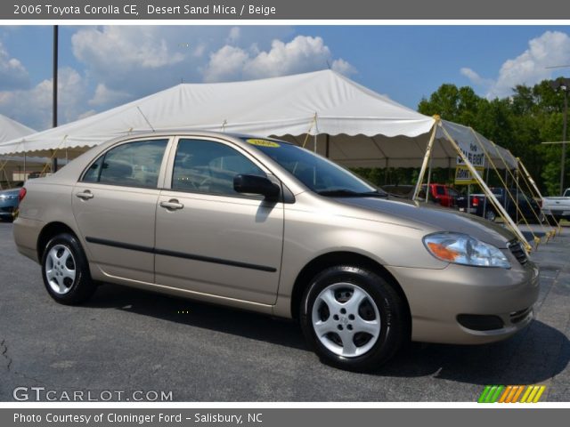 2006 Toyota Corolla CE in Desert Sand Mica