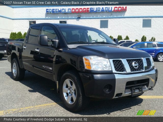 2007 Nissan Titan SE Crew Cab 4x4 in Galaxy Black