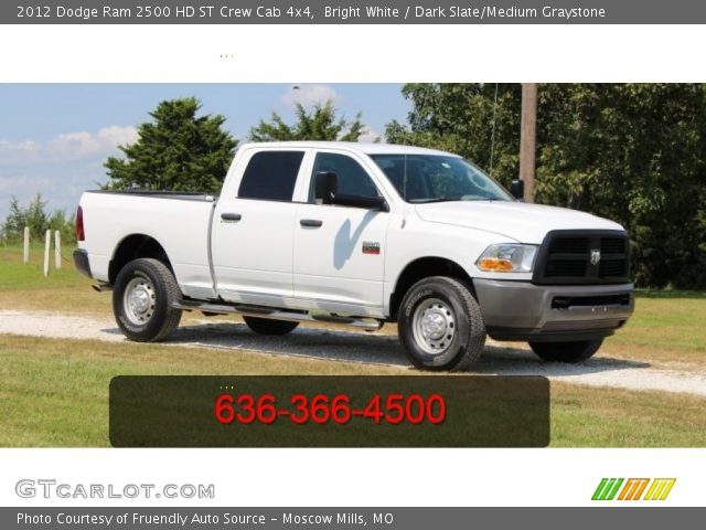 2012 Dodge Ram 2500 HD ST Crew Cab 4x4 in Bright White