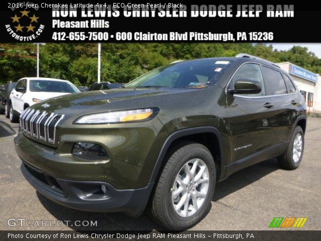 2016 Jeep Cherokee Latitude 4x4 in ECO Green Pearl