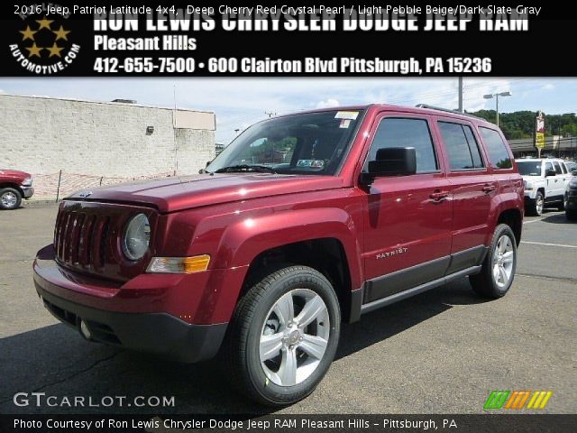 2016 Jeep Patriot Latitude 4x4 in Deep Cherry Red Crystal Pearl