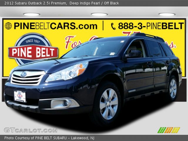 2012 Subaru Outback 2.5i Premium in Deep Indigo Pearl