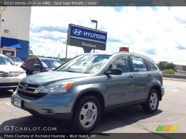 2010 Honda CR-V LX AWD in Opal Sage Metallic