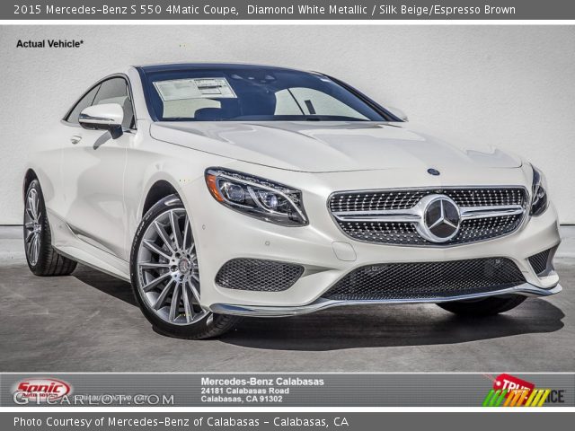 2015 Mercedes-Benz S 550 4Matic Coupe in Diamond White Metallic