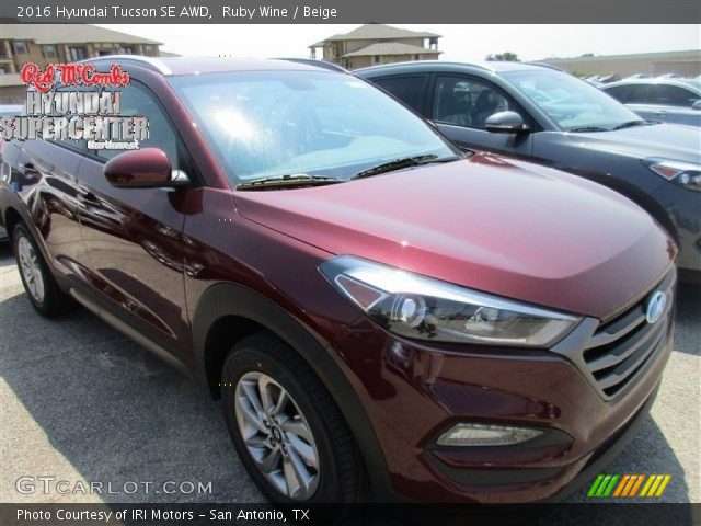 2016 Hyundai Tucson SE AWD in Ruby Wine