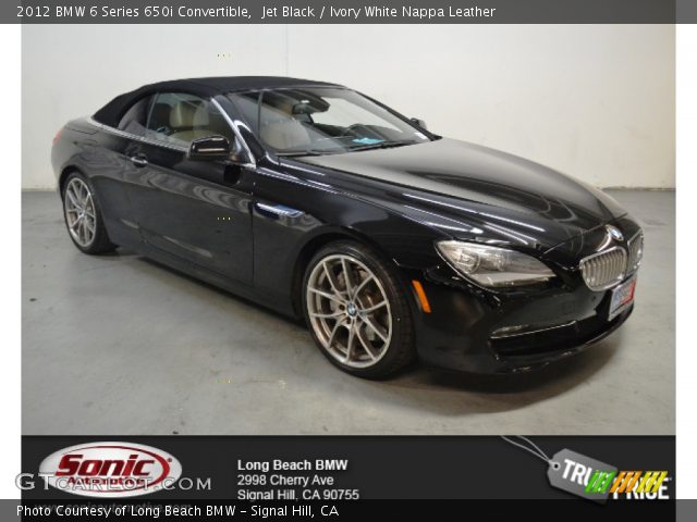 2012 BMW 6 Series 650i Convertible in Jet Black