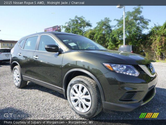 2015 Nissan Rogue S AWD in Midnight Jade