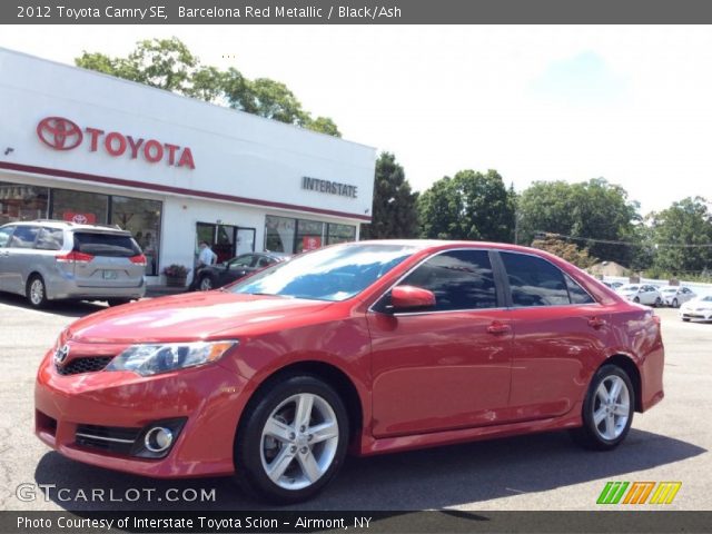2012 Toyota Camry SE in Barcelona Red Metallic