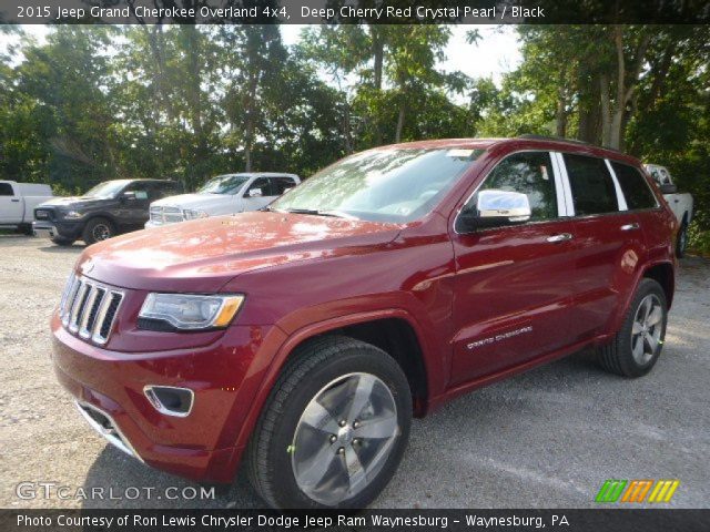 2015 Jeep Grand Cherokee Overland 4x4 in Deep Cherry Red Crystal Pearl