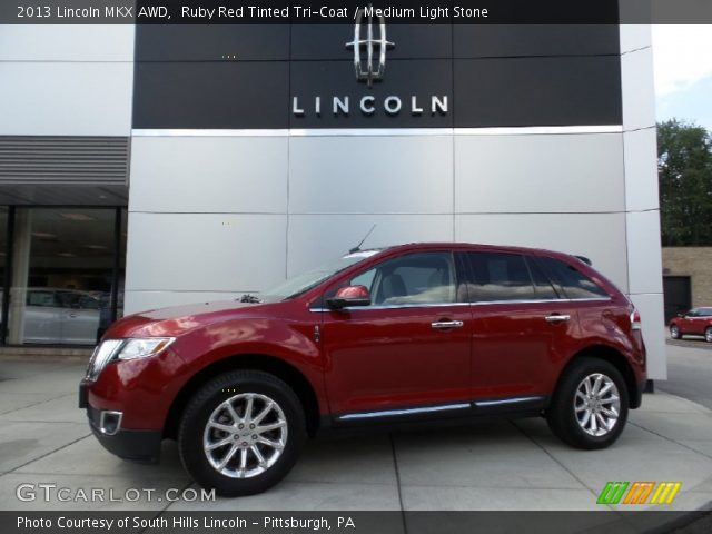 2013 Lincoln MKX AWD in Ruby Red Tinted Tri-Coat