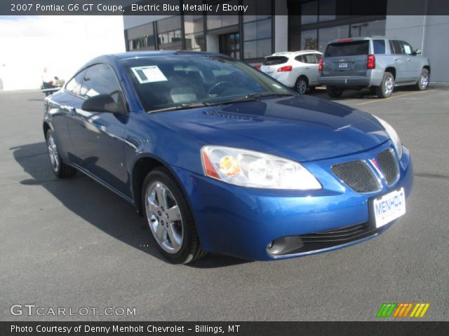 2007 Pontiac G6 GT Coupe in Electric Blue Metallic