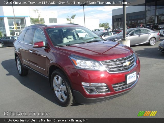 2016 Chevrolet Traverse LTZ AWD in Siren Red Tintcoat