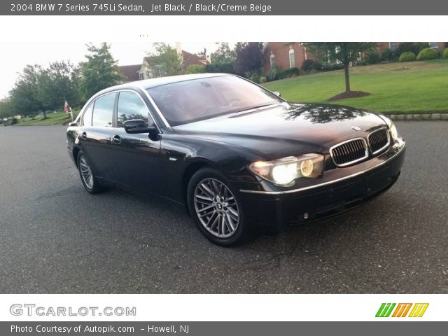 2004 BMW 7 Series 745Li Sedan in Jet Black