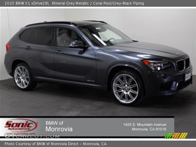 2015 BMW X1 xDrive28i in Mineral Grey Metallic