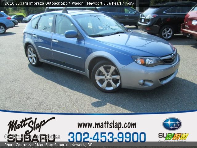 2010 Subaru Impreza Outback Sport Wagon in Newport Blue Pearl
