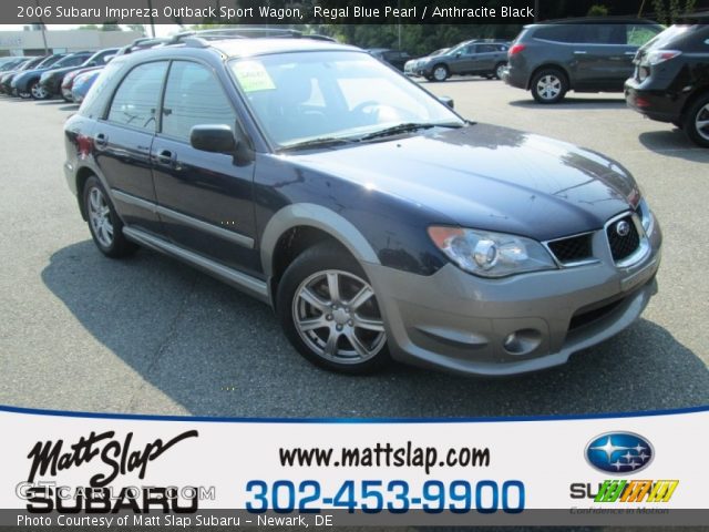 2006 Subaru Impreza Outback Sport Wagon in Regal Blue Pearl