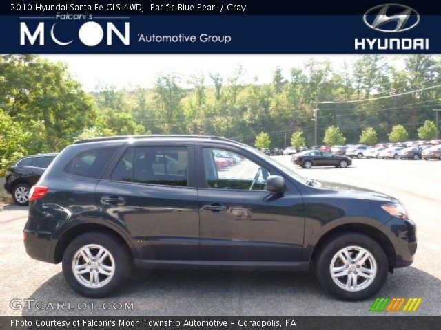 2010 Hyundai Santa Fe GLS 4WD in Pacific Blue Pearl