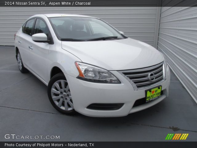2014 Nissan Sentra SV in Aspen White