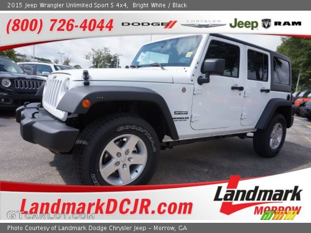 2015 Jeep Wrangler Unlimited Sport S 4x4 in Bright White
