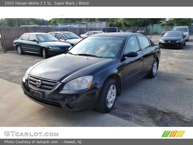 2003 Nissan Altima 2.5 SL in Super Black