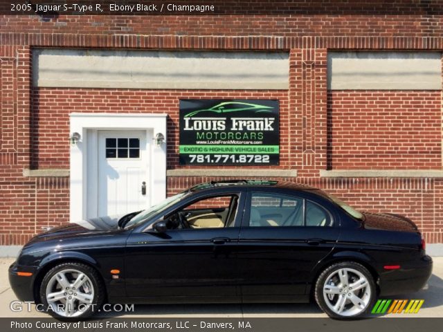 2005 Jaguar S-Type R in Ebony Black