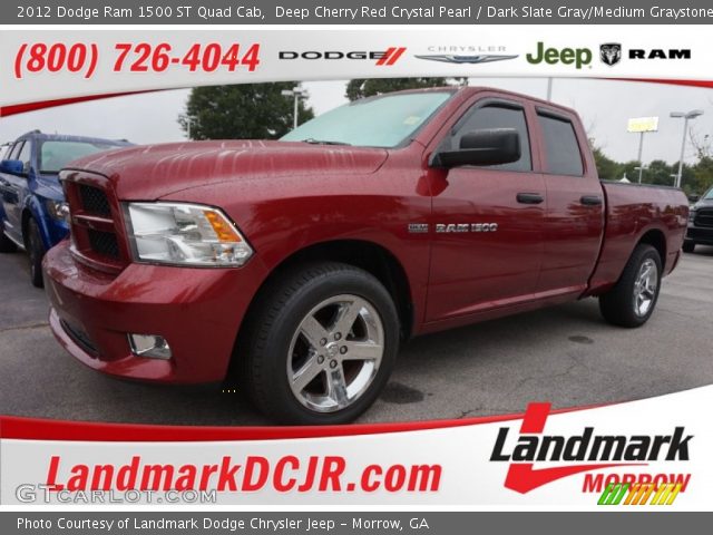 2012 Dodge Ram 1500 ST Quad Cab in Deep Cherry Red Crystal Pearl