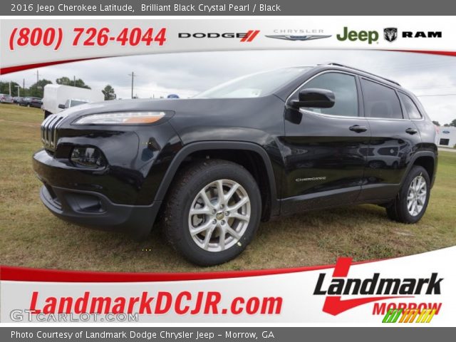 2016 Jeep Cherokee Latitude in Brilliant Black Crystal Pearl