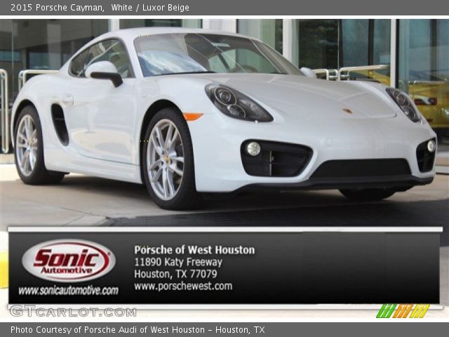 2015 Porsche Cayman  in White