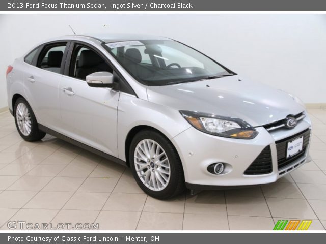 2013 Ford Focus Titanium Sedan in Ingot Silver