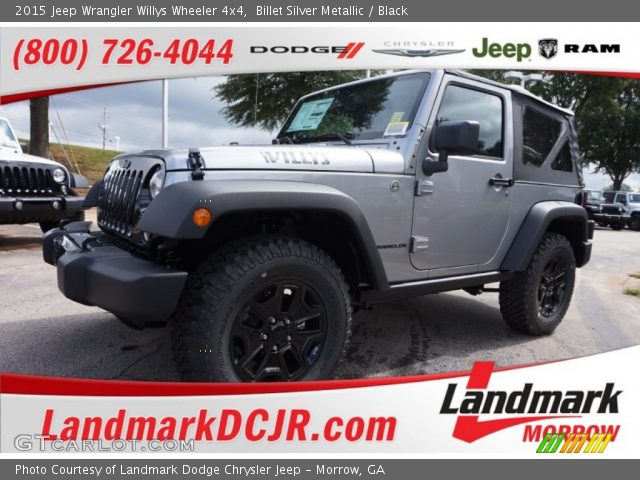 2015 Jeep Wrangler Willys Wheeler 4x4 in Billet Silver Metallic