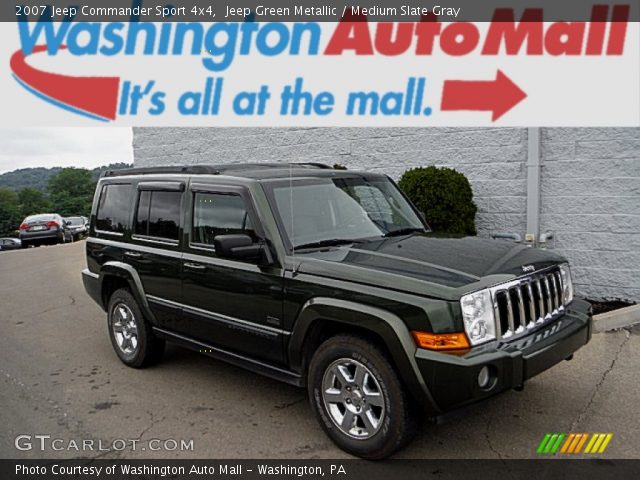 2007 Jeep Commander Sport 4x4 in Jeep Green Metallic