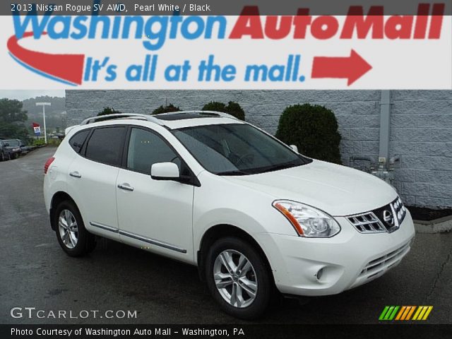 2013 Nissan Rogue SV AWD in Pearl White