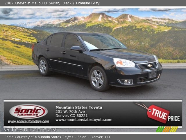 2007 Chevrolet Malibu LT Sedan in Black