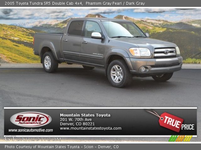 2005 Toyota Tundra SR5 Double Cab 4x4 in Phantom Gray Pearl