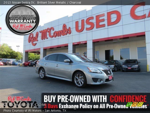 2013 Nissan Sentra SV in Brilliant Silver Metallic