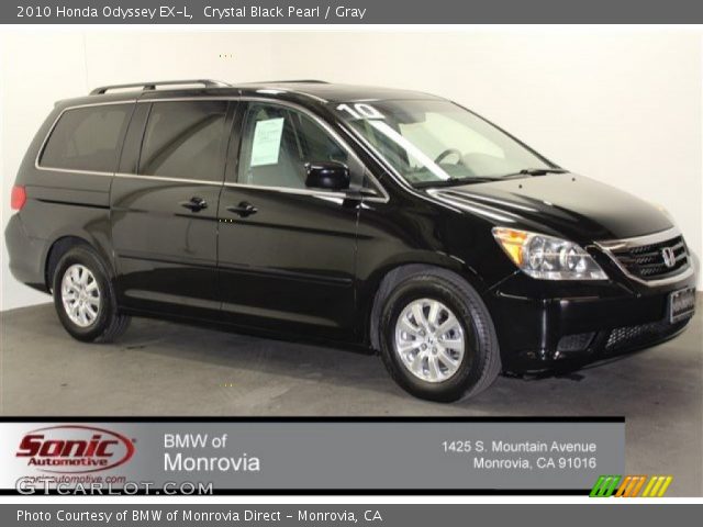 2010 Honda Odyssey EX-L in Crystal Black Pearl