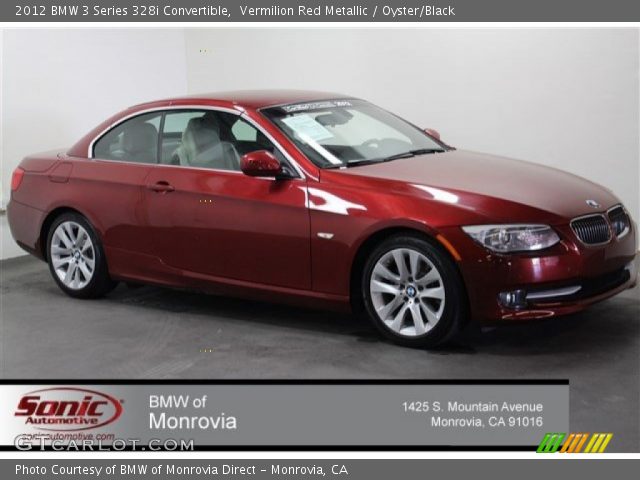 2012 BMW 3 Series 328i Convertible in Vermilion Red Metallic