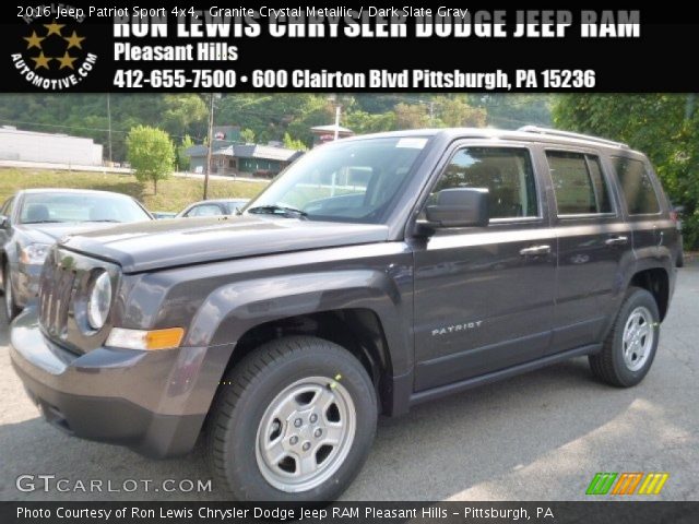 2016 Jeep Patriot Sport 4x4 in Granite Crystal Metallic