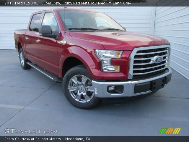 2015 Ford F150 XLT SuperCrew in Ruby Red Metallic