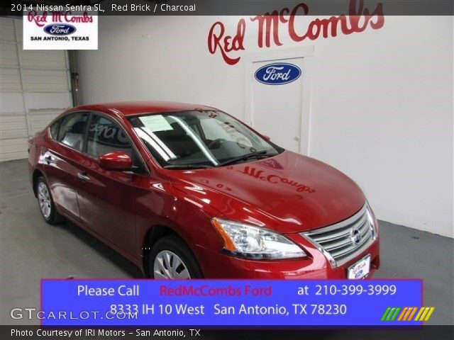 2014 Nissan Sentra SL in Red Brick