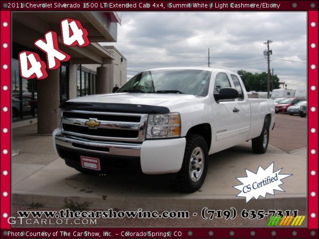 2011 Chevrolet Silverado 1500 LT Extended Cab 4x4 in Summit White